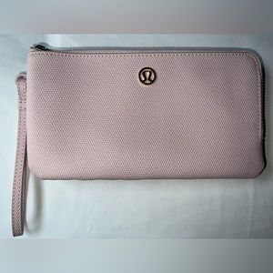 Lululemon Double Zip Pouch Misty Pink
